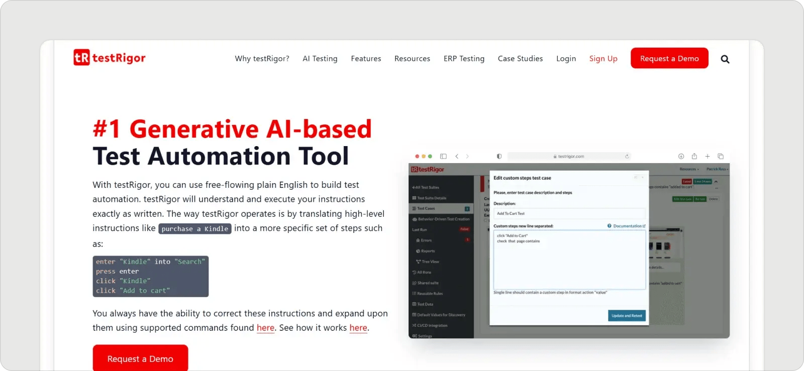 Testrigor Reviews Pricing Alternatives Ai Tools One - Best Abstract Arts in Retina